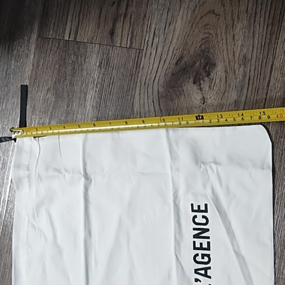 L'AGENCE White Drawstring Bag - Picture 2 of 5